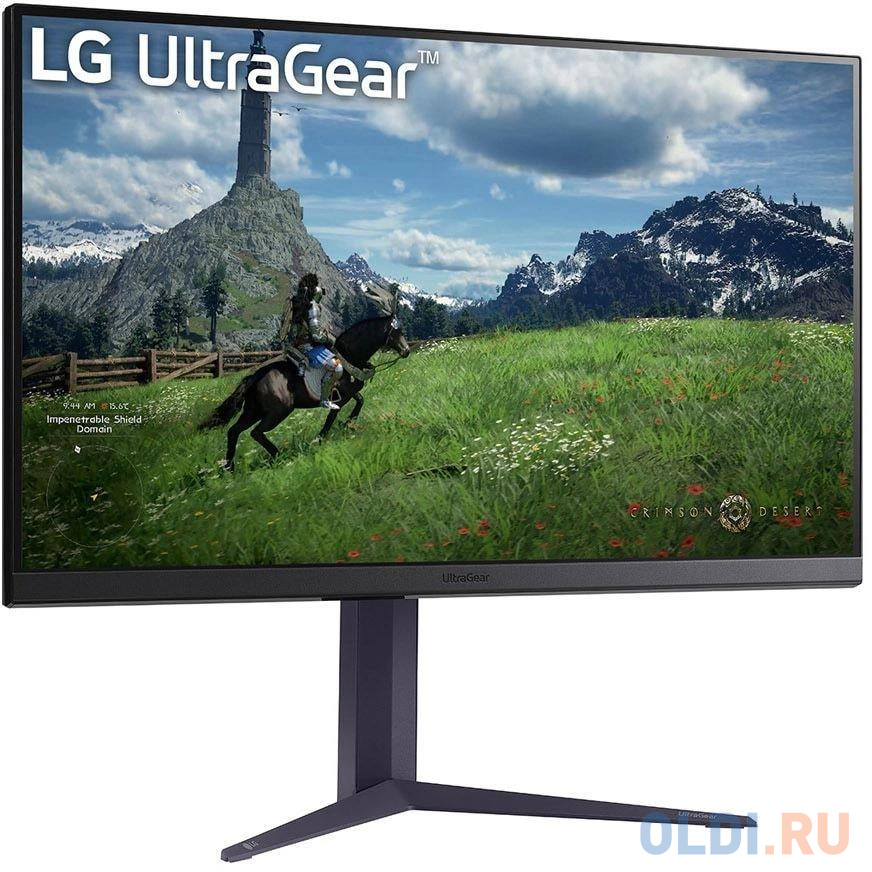 Монитор LG 31.5" UltraGear 32GS85Q-B черный IPS LED 16:9 HDMI матовая HAS 350cd 178гр/178гр 2560x1440 180Hz FreeSync DP 2K USB 7.5кг в Москвe