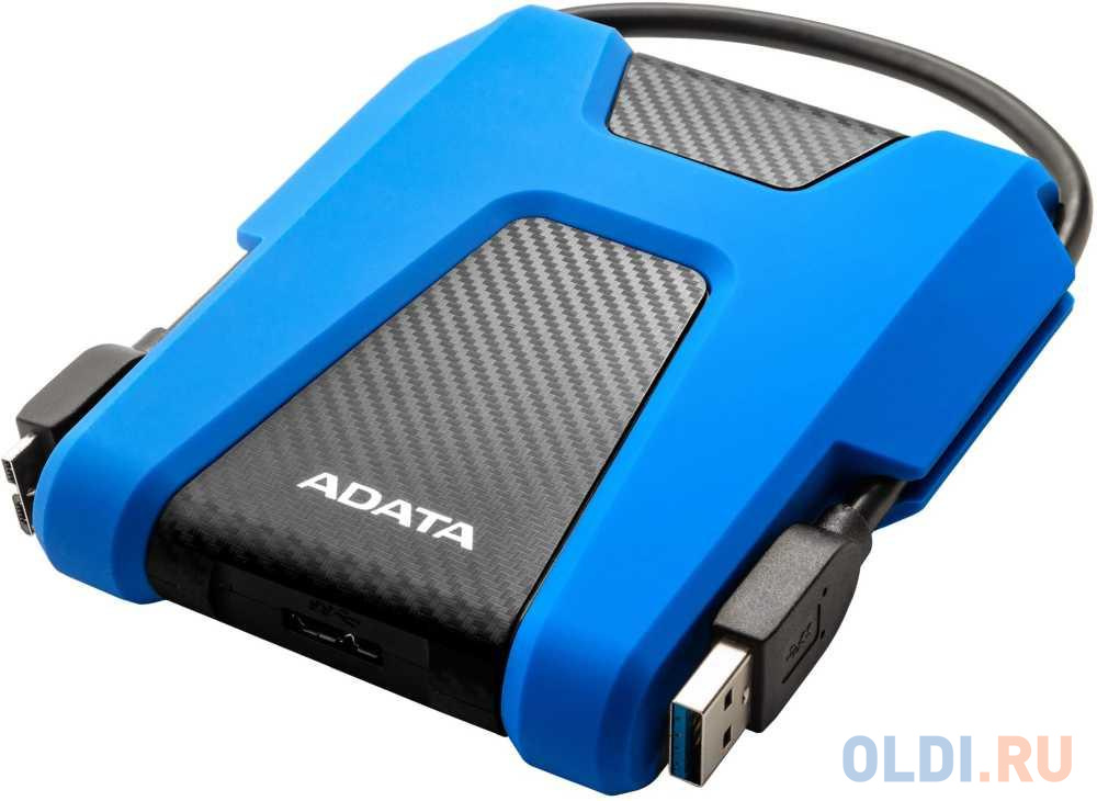 Жесткий диск A-Data USB 3.0 1Tb AHD680-1TU31-CBL HD680 DashDrive Durable 2.5" синий