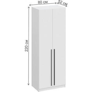 Шкаф Woodville Бирма ШК-800 белое дерево / белое дерево (570157) в Москвe