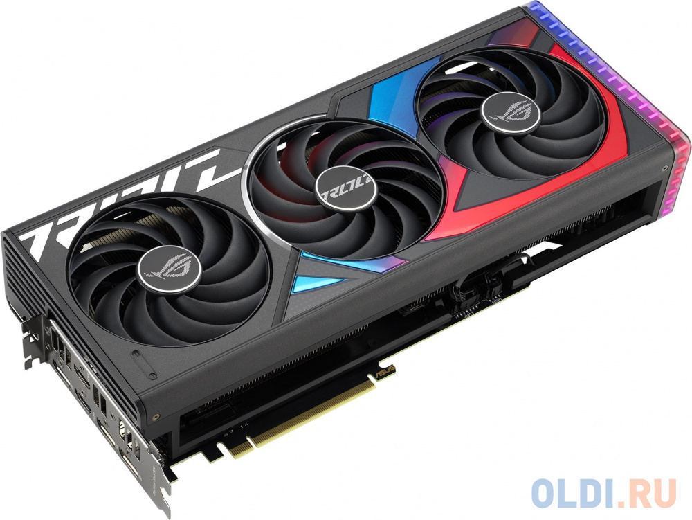 Видеокарта ASUS nVidia GeForce RTX 4070 Ti ROG Strix 12GB GDDR6X OC 12288Mb 90YV0II0-M0NA00