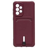Чехол-накладка Activ SC304 для смартфона Samsung Samsung SM-A336 Galaxy A33 5G, пластик, силикон, бордовый (208756)