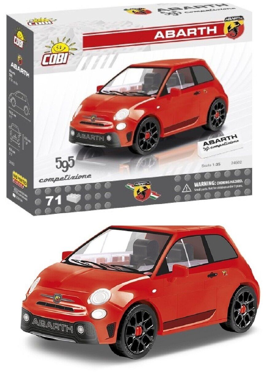 Конструктор Cobi арт.24502 Автомобиль Abarth 595 Competizione 71 дет