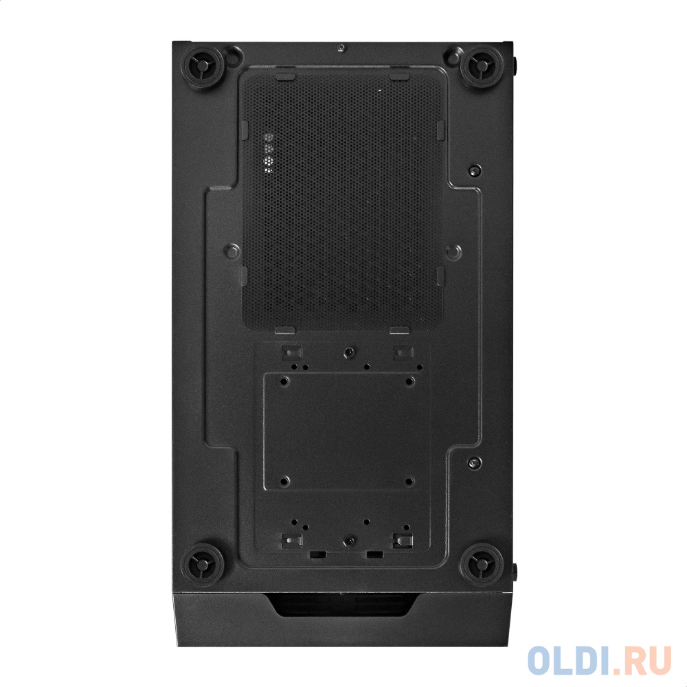 Корпус Miditower ExeGate EVO-5001A-600NPX (ATX, БП 600NPX с вент. 12 см, 2*USB+1*USB3.0+HD Audio, черный, 3 вент.12см с RGB подсветкой, боковая панель