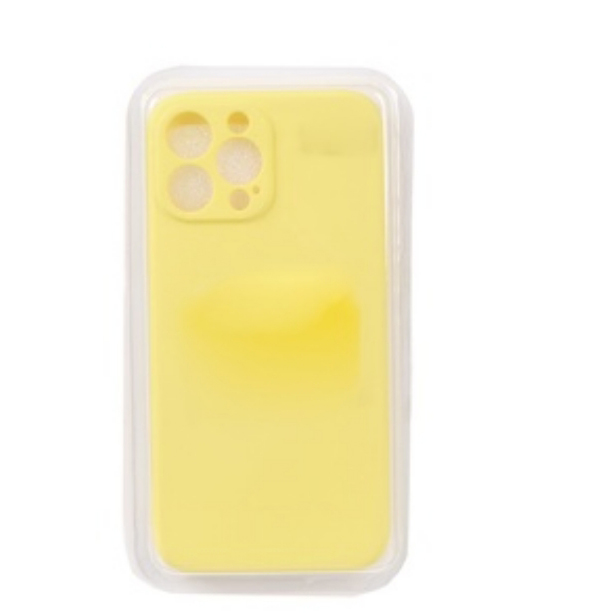 Чехол Innovation для APPLE iPhone 13 Pro Max Soft Inside Yellow 33174