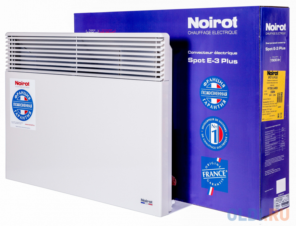 Noirot SPOT ANALOG, 1500W EX73585ARER электрообогреватель 64950513 в Москвe