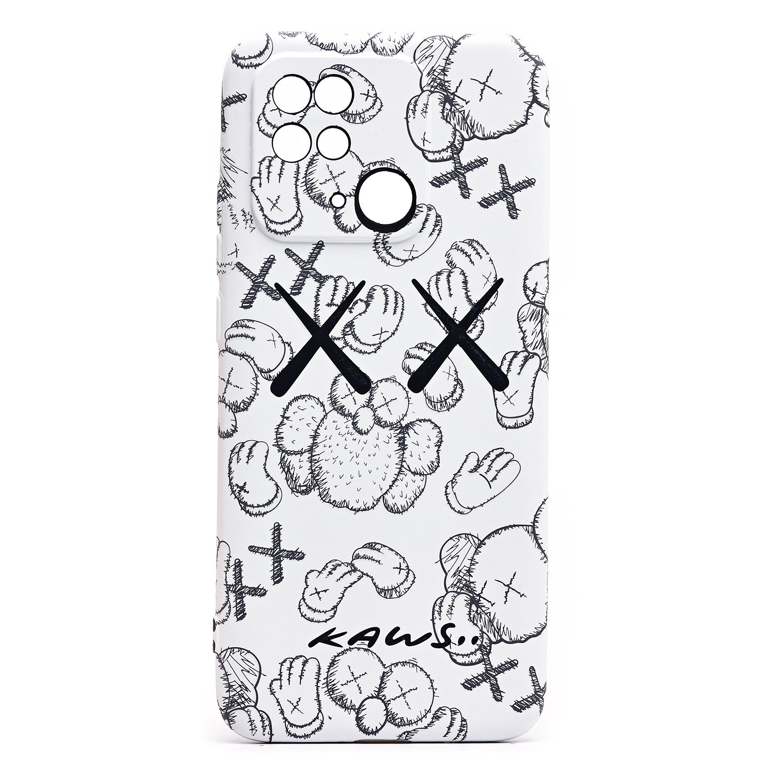 Чехол-накладка Luxo Creative для смартфона Xiaomi Redmi 10C, силикон, белый 090 (226060)