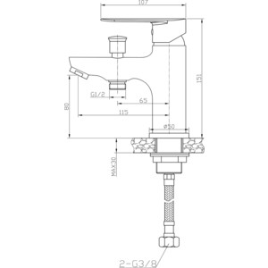 Смеситель на борт ванны Agger Splendid (A0902500)