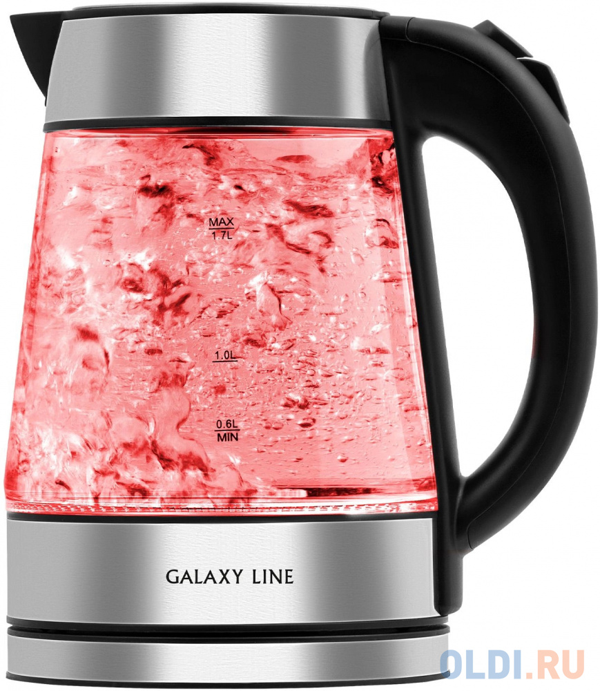 Чайник электрический Galaxy Line GL 0561 1.8л. 2200Вт серебристый корпус: пластик (ГЛ0561)