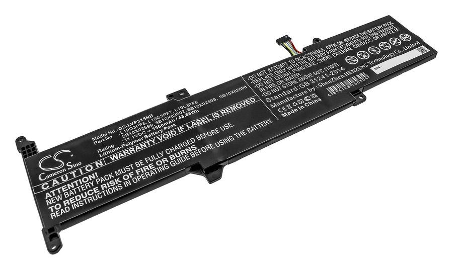 Аккумуляторная батарея CameronSino CS-LVP315NB для Lenovo Ideapad 3-15, 11.1V, 3950mAh, черный в Москвe