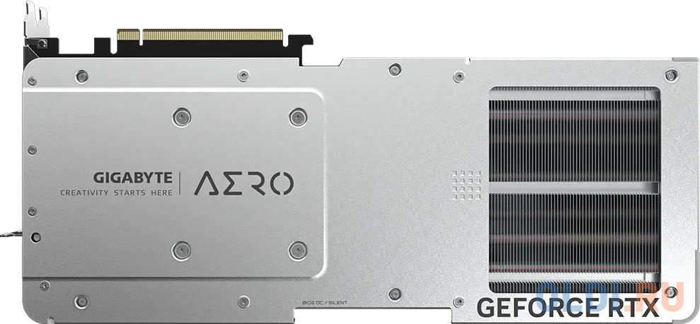 Видеокарта Gigabyte PCI-E 4.0 GV-N4090AERO-24GD NVIDIA GeForce RTX 4090 24576Mb 384 GDDR6X 2535/21000 HDMIx1 DPx3 HDCP Ret