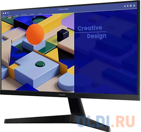 Монитор Samsung 24" S24C314EAU черный IPS LED 5ms 16:9 HDMI полуматовая 250cd 178гр/178гр 1920x1080 75Hz VGA FHD 2.8кг