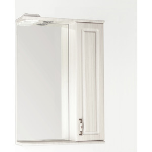 Зеркало-шкаф Style line Олеандр-2 Люкс 55 с подсветкой, рельеф пастель (4650134470802)