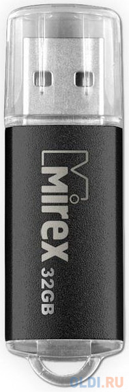 Флеш накопитель 32GB Mirex Unit, USB 2.0, Черный в Москвe