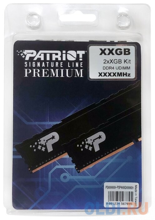 Оперативная память для компьютера Patriot Signature Line Premium DIMM 32Gb DDR4 3200 MHz PSP432G3200KH1