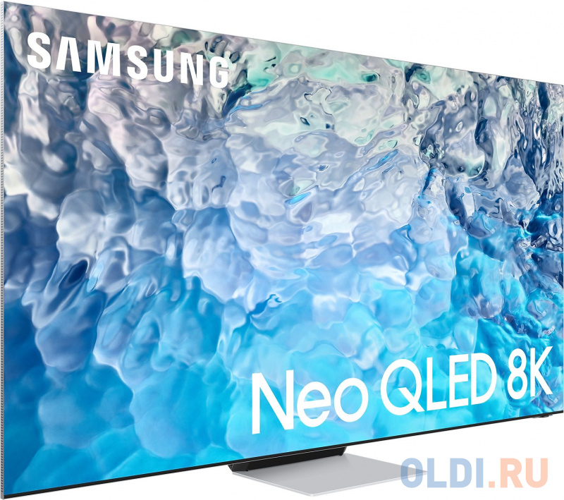 Телевизор QLED Samsung 75" QE75QN900BUXCE Series 9 нержавеющая сталь 8K Ultra HD 100Hz DVB-T2 DVB-C DVB-S2 USB WiFi Smart TV (RUS)