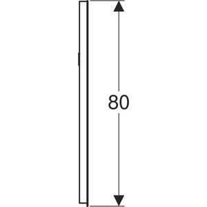 Зеркало Geberit Renova Compact 40x80 с LED подсветкой (Y862340000)