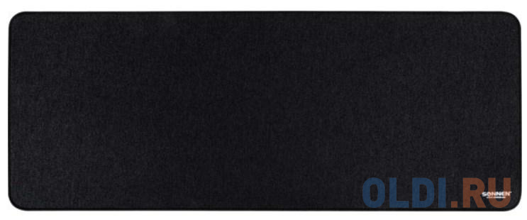 Коврик для мыши игровой SONNEN "WIDE RANGE", резина + ткань, 870х350х4 мм, чёрный, 513315