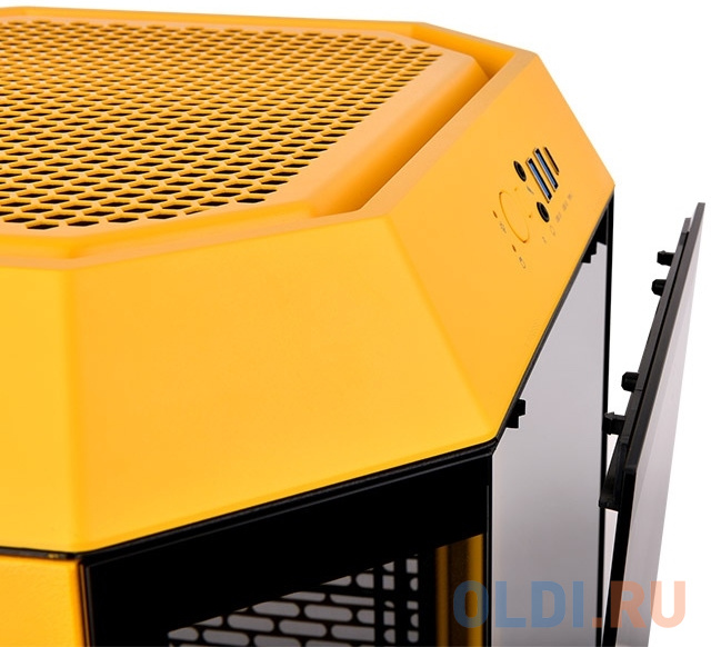 Корпус Thermaltake The Tower 300 Bumblebee желтый без БП miniITX 7x120mm 5x140mm 2xUSB3.0 audio bott PSU