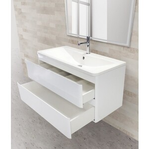 Тумба под раковину BelBagno Albano 90 bianco lucido (ALBANO-900-2C-SO-BL)