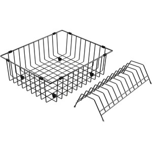 Корзина для сушки Omoikiri CO-03 IN с подставкой под тарелки, нержавеющая сталь (4999013)