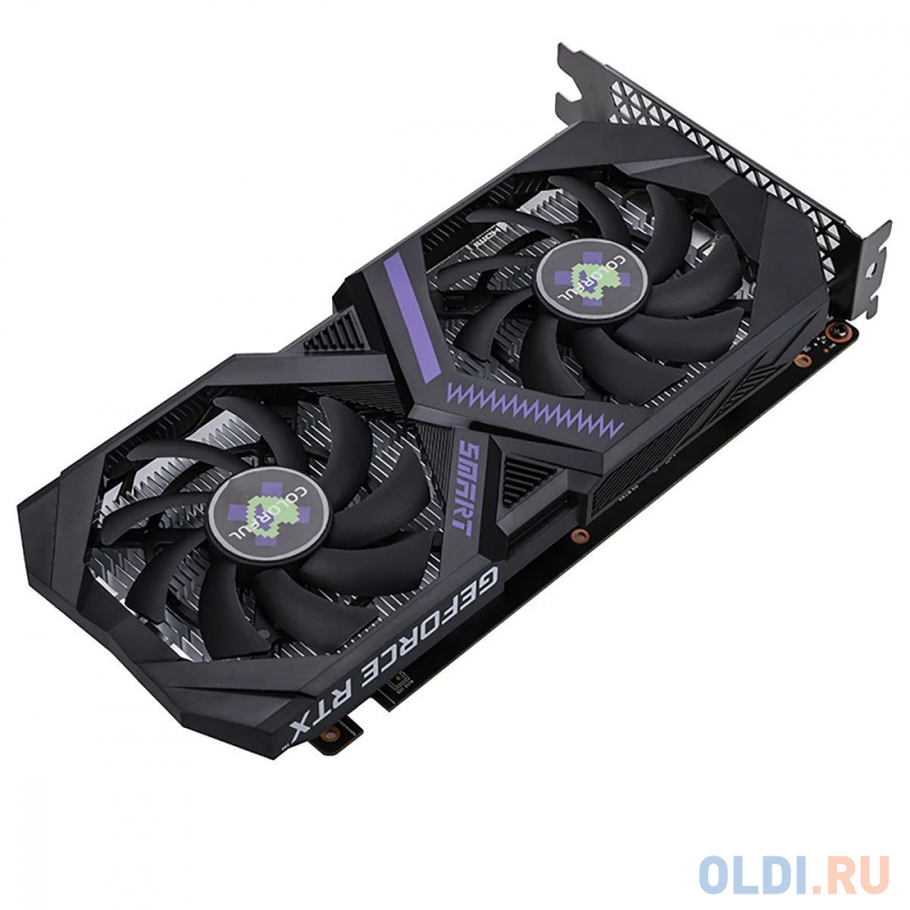 Видеокарта Colorful RTX 3050 6GB-V GDDR6 94bit DVI DP HDMI 2FAN RTL