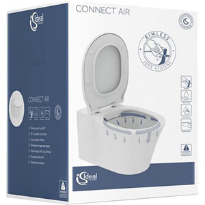 Унитаз подвесной безободковый Ideal Standard Connect Air с сиденьем микролифт (K819501) в Москвe