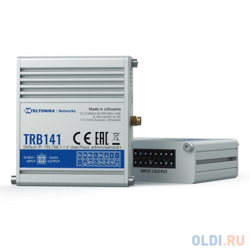 TRB141 (RB14100300) industrial rugged GPIO LTE gateway 4G (LTE) cat1 / 3G / digital i/o в Москвe