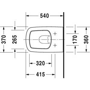 Унитаз подвесной (чаша) Duravit Durastyle (2536090000) в Москвe