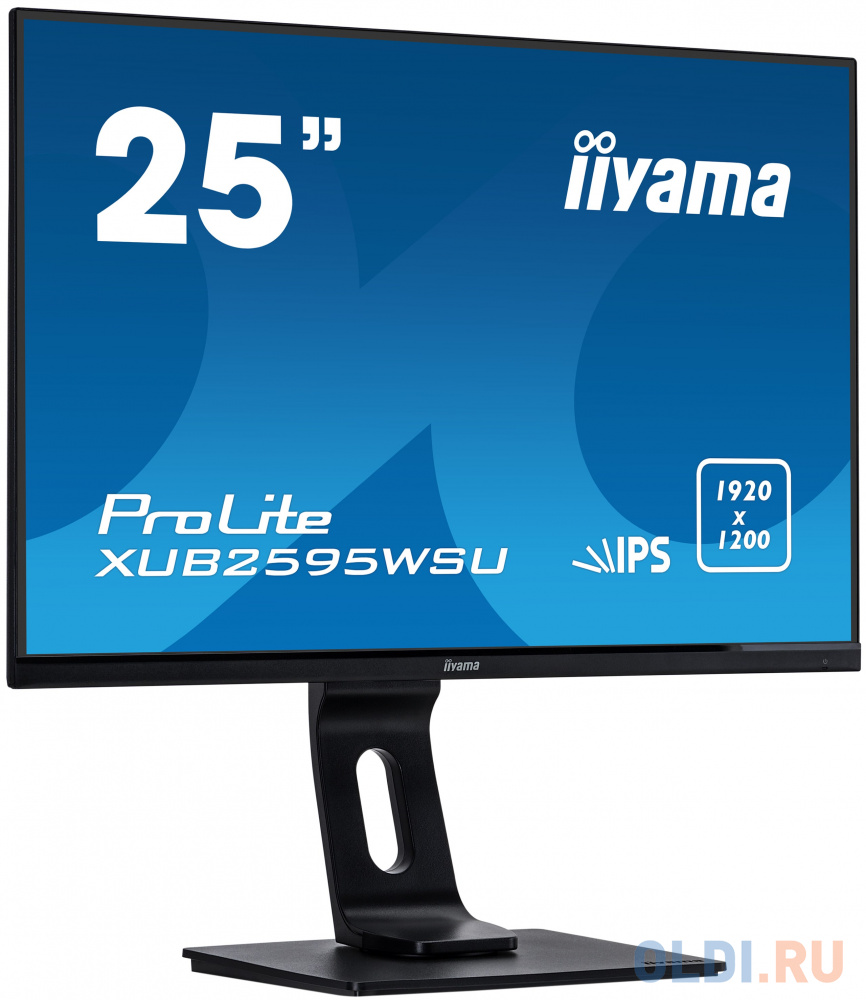 Монитор 25" iiYama ProLite XUB2595WSU-B1 черный IPS 1920x1200 300 cd/m^2 4 ms HDMI DisplayPort VGA Аудио USB