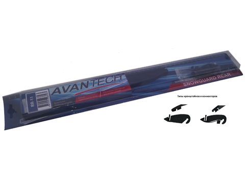 Щетка стеклоочистителя Avantech Snowguard Rear 30см, 12", 1 шт., для заднего стекла (RR-12)