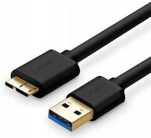 Кабель USB-Micro USB, быстрая зарядка, 2 м, черный, UGREEN US130 (10843)