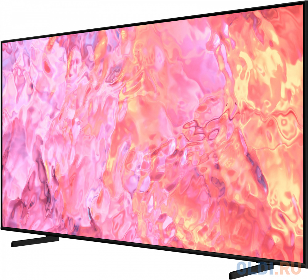 Телевизор QLED Samsung 75" QE75Q60CAUXRU Q черный 4K Ultra HD 60Hz DVB-T2 DVB-C DVB-S2 USB WiFi Smart TV (RUS)