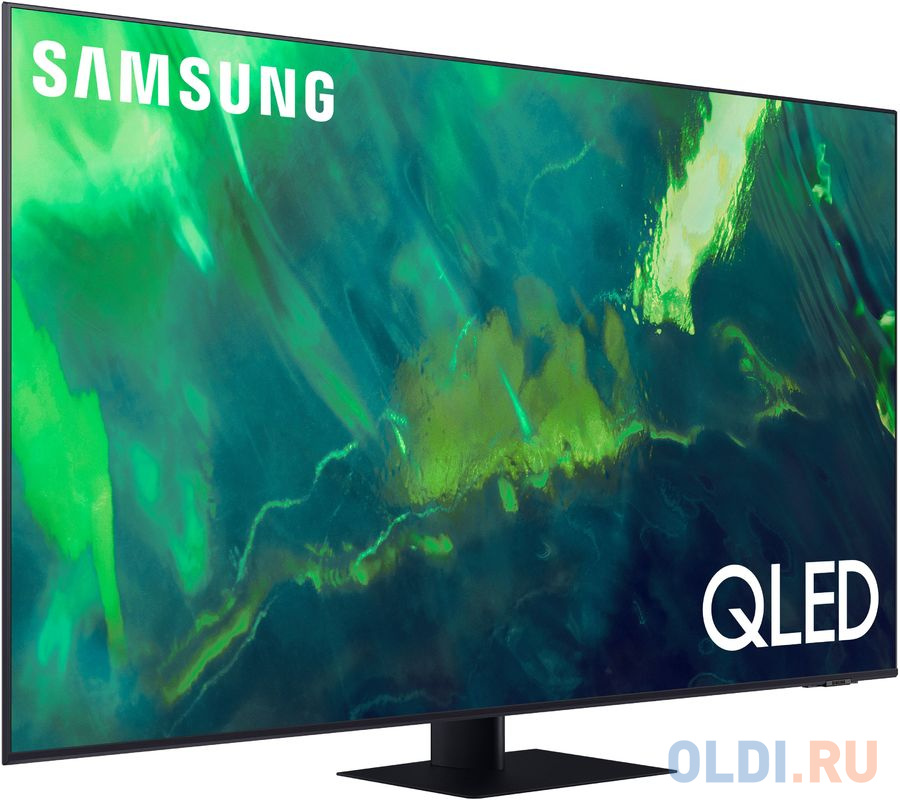 Телевизор 55" Samsung QE55Q70BAUXCE черный 3840x2160 120 Гц Wi-Fi Smart TV 4 х HDMI 2 х USB RJ-45 Bluetooth