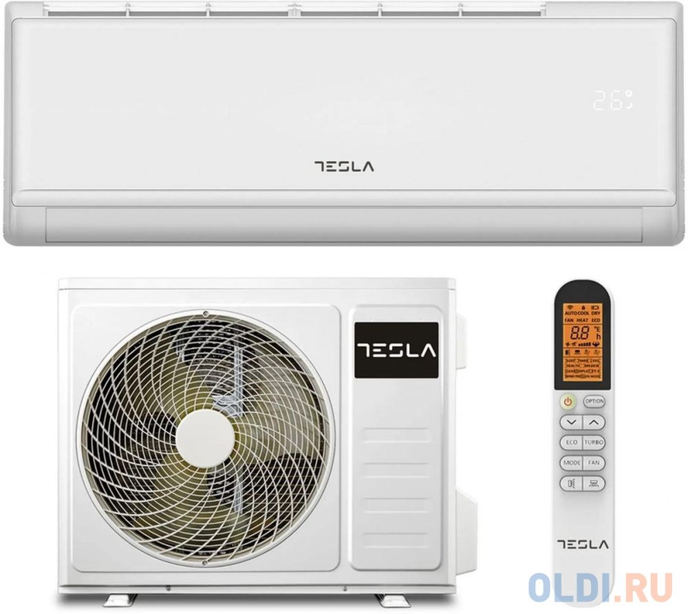 Настенная сплит-система Inverter Tesla TT26EXC1-0932IA, R32, 9000BTU, A++/A+