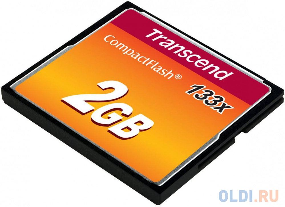 Карта памяти Compact Flash Card 2GB Transcend 133x TS2GCF133 в Москвe