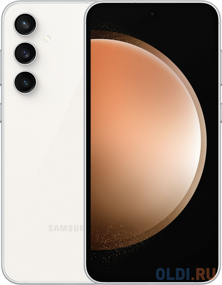 Смартфон Samsung SM-S711B Galaxy S23 FE 5G 256Gb 8Gb бежевый моноблок 3G 4G 2Sim 6.4" 1080x2340 Android 13 50Mpix 802.11 a/b/g/n/ac/ax NFC GPS GS