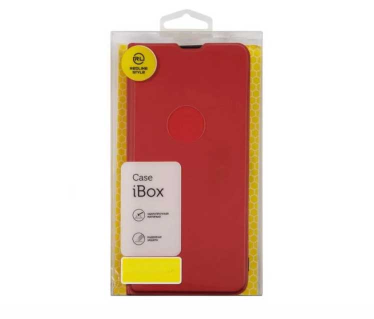 Чехол-книжка Red Line с застежкой на магнитах для Tecno CAMON 17 (красный) УТ000026370