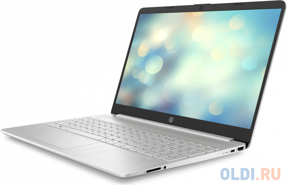 Ноутбук HP 15s-fq5000nia Core i3 1215U 4Gb SSD256Gb Intel UHD Graphics 15.6" SVA HD (1366x768) noOS silver WiFi BT Cam (6G3G5EA)