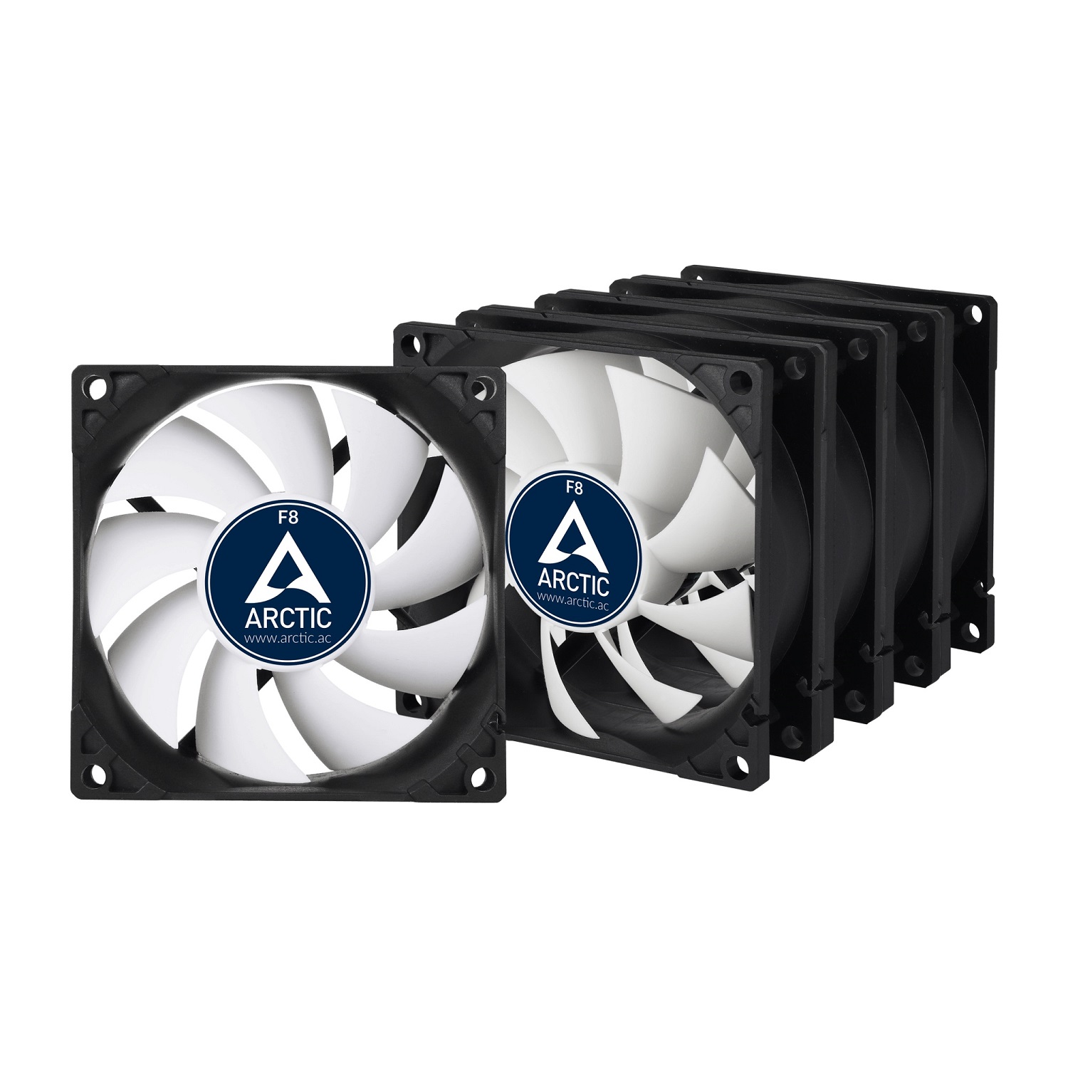 Вентилятор для корпуса Arctic Cooling F8 PWM PST Value Pack (ACFAN00064A)