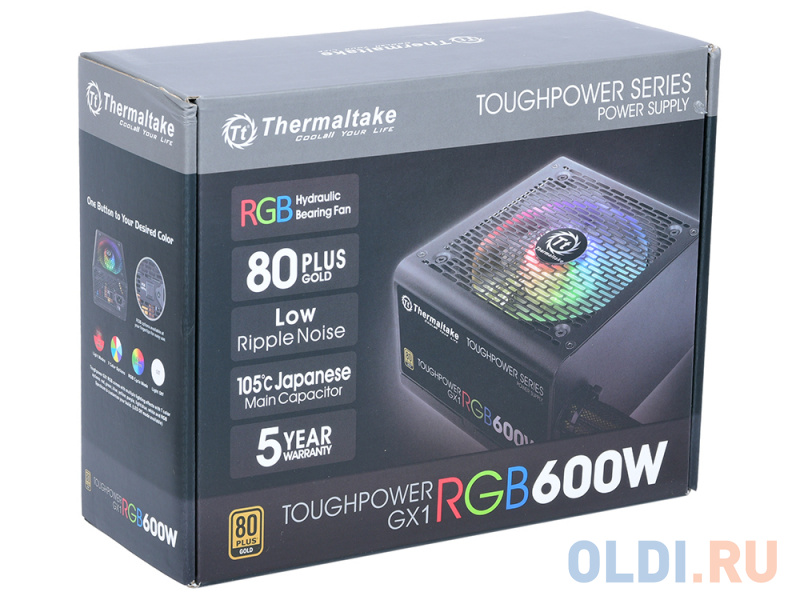 Блок питания Thermaltake Toughpower GX1 RGB 600 Вт