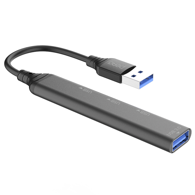 Хаб USB Pero MH01 USB-A - USB 3.0+3xUSB 2.0 Grey MH01GR