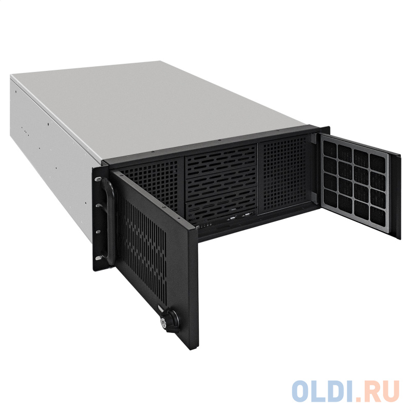 Exegate EX234967RUS Серверный корпус Exegate Pro 4U650-10/4U4139L <RM 19", высота 4U, глубина 650, БП 500ADS,  USB>