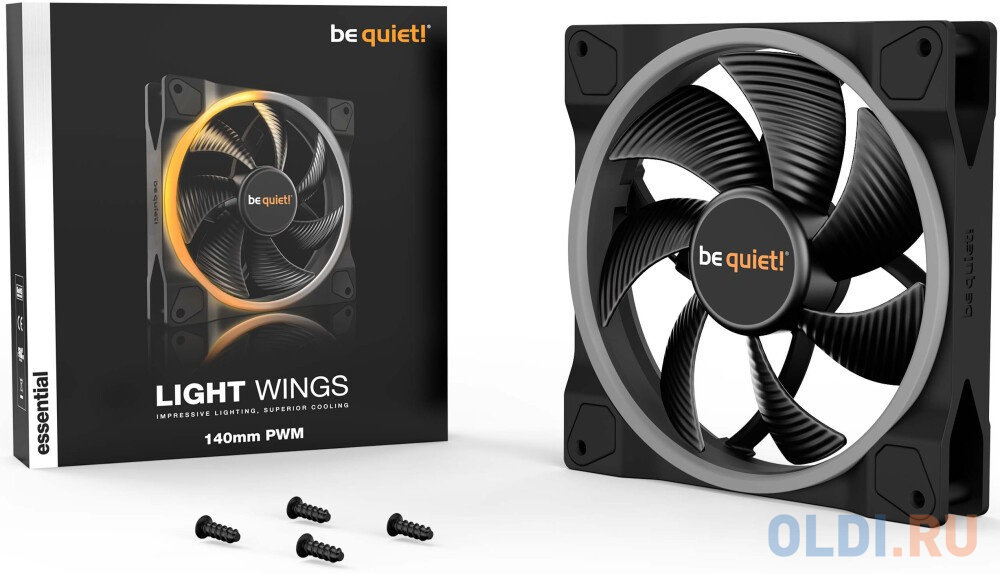 Вентилятор be quiet! Light Wings 140mm PWM / BL074 в Москвe