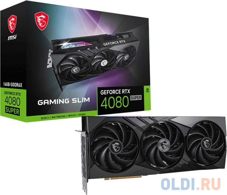 Видеокарта/ GeForce RTX 4080 SUPER 16G GAMING SLIM