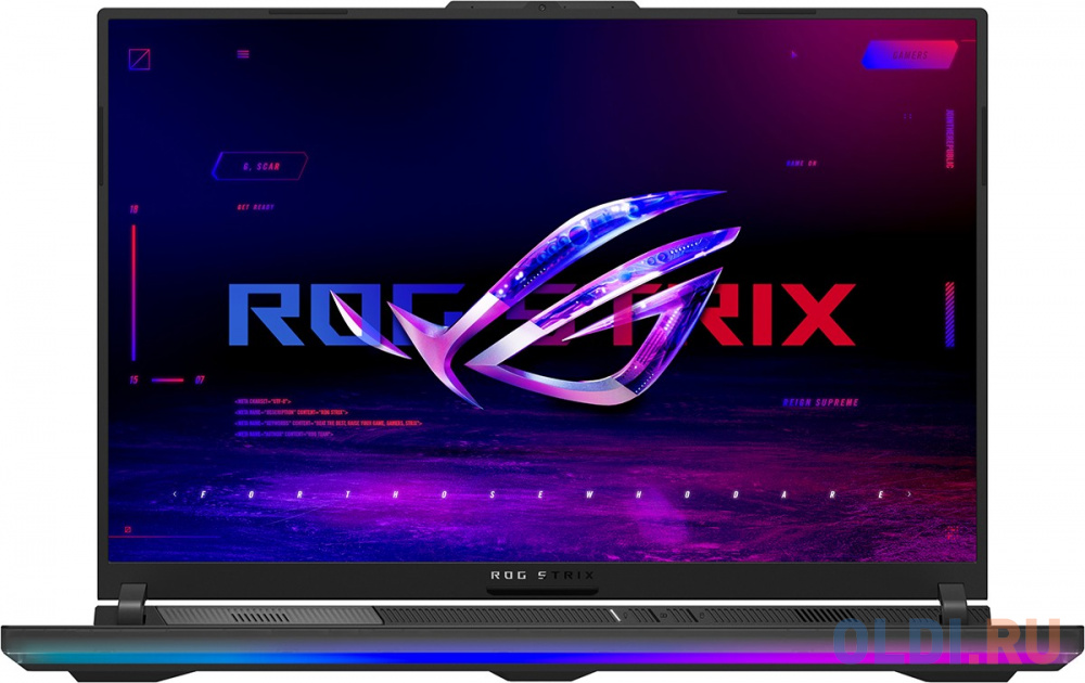 Ноутбук Asus ROG Strix G834JZ-N6068 Core i9 13980HX 32Gb SSD1Tb NVIDIA GeForce RTX4080 12Gb 18" IPS WQXGA (2560x1600) noOS black WiFi BT Cam (90N