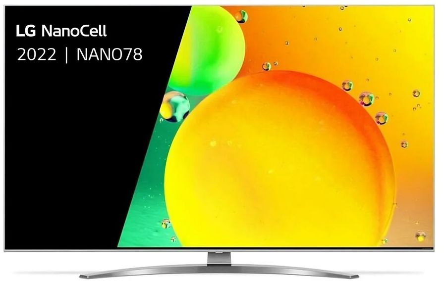 Телевизор 43" LG 43NANO786QA, 3840x2160, DVB-T /T2 /C, HDMIx3, USBx2, WiFi, Smart TV, серебристый (43NANO786QA.ARUB)