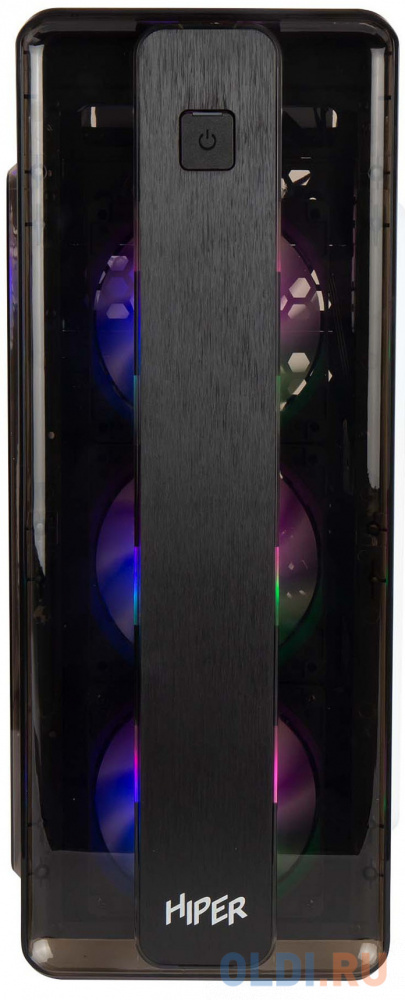 Корпус Hiper M11 FRGB-WT черный без БП ATX 4x120mm 1xUSB2.0 1xUSB3.0 audio bott PSU