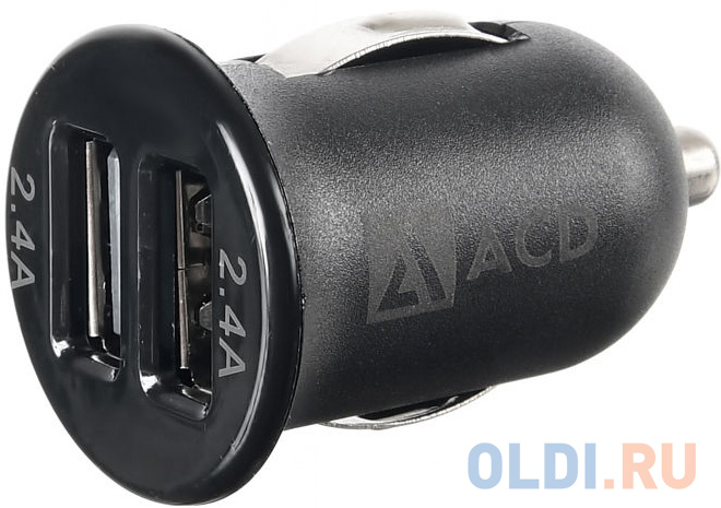 Автомобильное зарядное устройство ACD ACD-C242-X1B 4.8 А черный