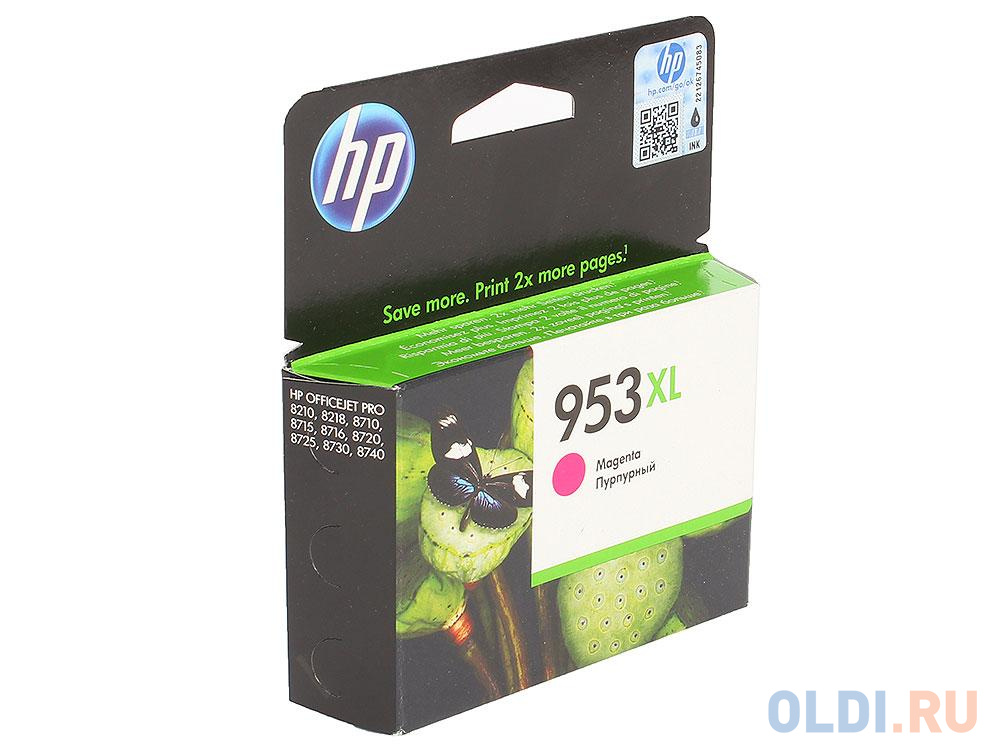 Картридж HP 953XL (F6U17AE) 1600стр Пурпурный в Москвe