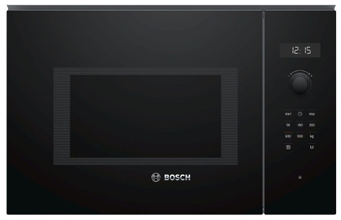 Микроволновая печь встраиваемая Bosch BEL524MB0 20 л, 800 Вт, гриль, черный (BEL524MB0)